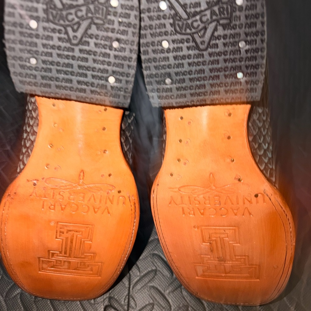 Vaccari University Texas Tech Python Genuine Leat… - image 5